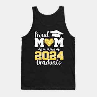 Senior 2024 Proud Mom Of A Class Of 2024 Graduate Mother Tank Top